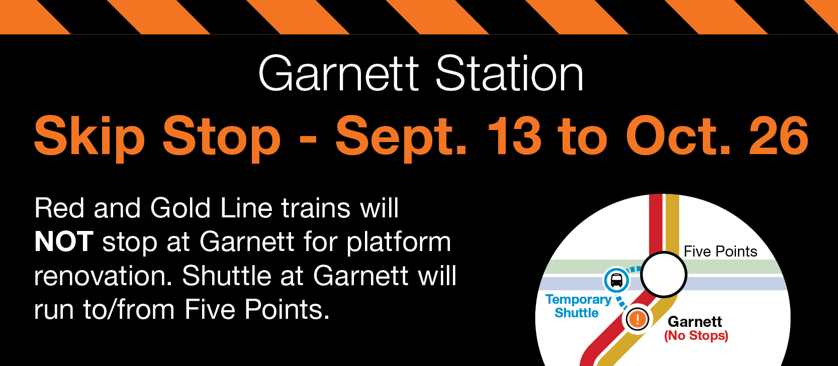 Updated Garnett Skip Stop Banner